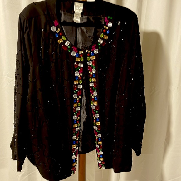 ROAMAN’S BEADED ELEGANT JACKET 22w - Picture 1 of 14